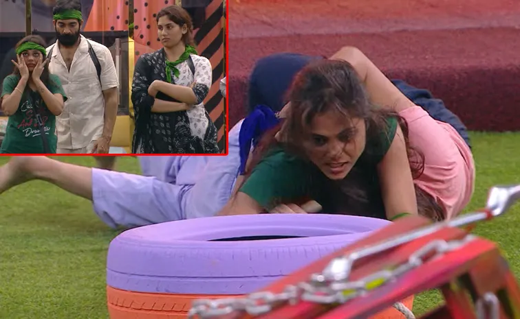 Bigg Boss 9 telugu big fight between srija and kalyan