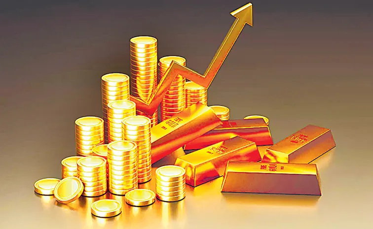 Gold prices rise in the state 