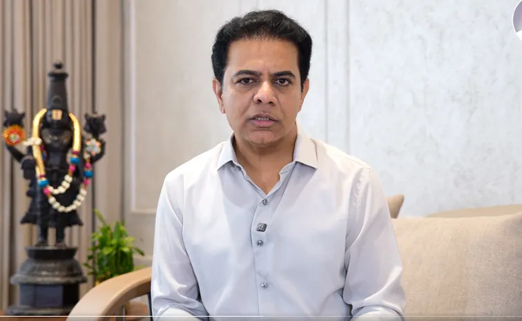 BRS KTR Extends dussehra Wishes To Telangana People