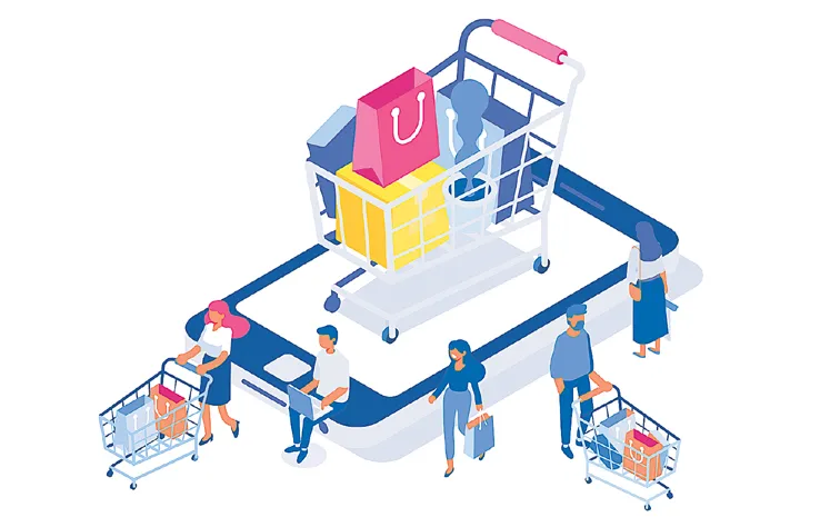 South Indian customers are interested in offline shopping