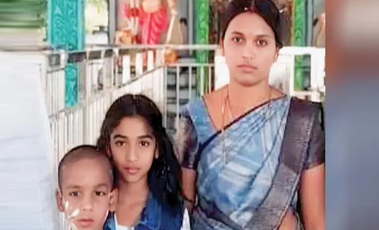 Two Children Mother incident in nalgonda