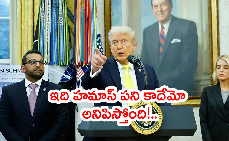 Trump Reacts On Gaza Hamas Gaza ceasefire Violates