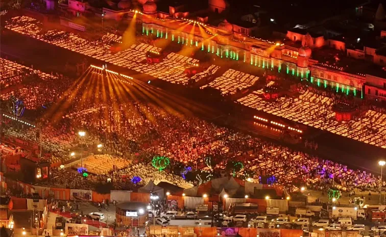 Deepotsav 2025 Ayodhya sets two world 26 lakh lamps light up