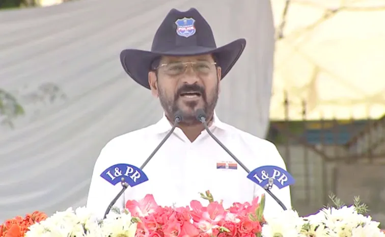 CM Revant Reddy Participating Police Commemoration Ceremony 2025 Speech