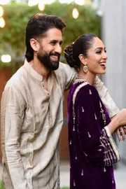 Naga Chaitanya-Sobhita Celebrates Diwali First Time After Marriage11