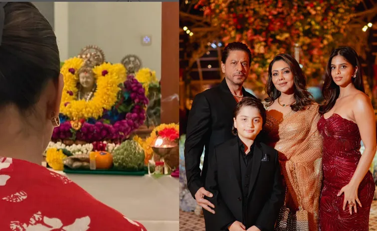 Diwali 2025 celebrations At Shah Rukh Khan with Gauri Khan