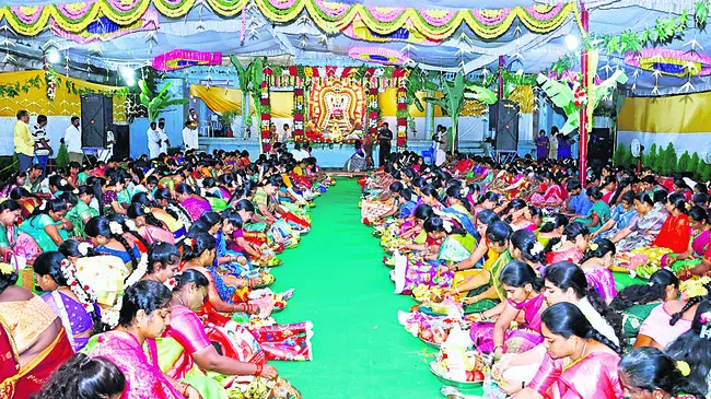 శాస్త్రోక్తంగా కేదారీగౌరీదేవి వ్రతం