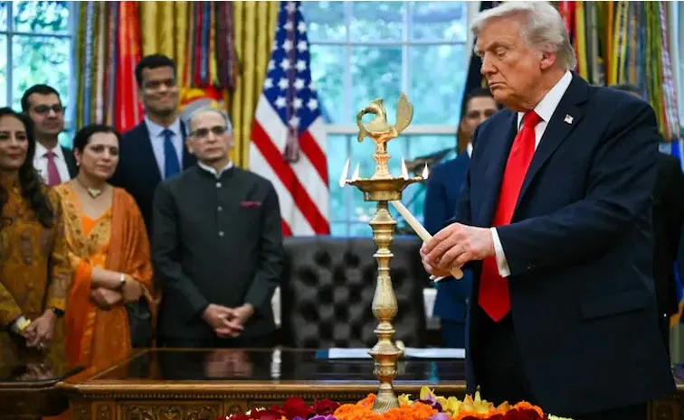 Donald Trump celebrates Diwali At White House