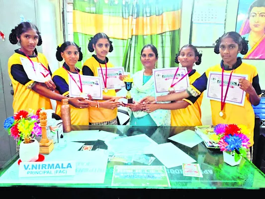 రాష్ట్రస్థాయి విజేతలుగా మైదుకూరు విద్యార్థులు
