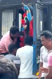 Kali Idol Taken Away In Police Van West Bengal News Updates9
