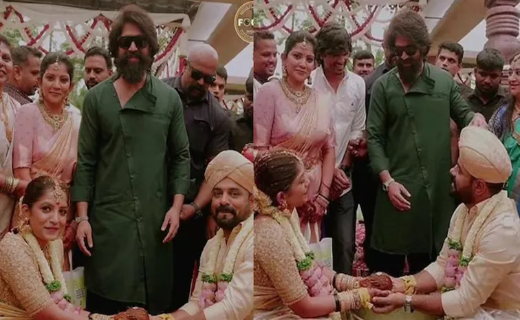 సలార్‌ సినిమాటోగ్రాఫర్ పెళ్లి.. సందడి చేసిన కేజీఎఫ్ హీరో..!