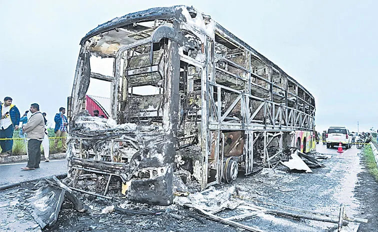 19 people dead in a horrific bus incident near Kurnool