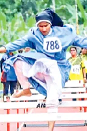 Athlete Sister Sr Sabeena wins state championship frorm Kerala