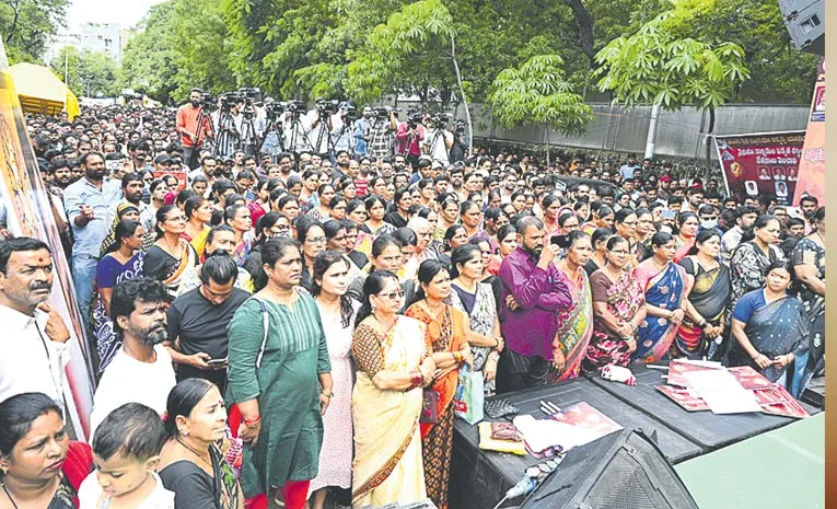 three partys fouce on film workers in jubilee hills bypoll