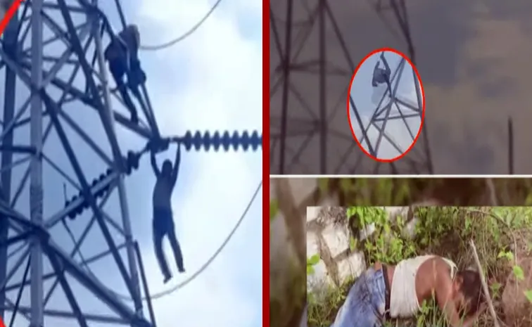 Rangareddy: సెల్‌ టవర్‌ ఎక్కి.. కిందకు దూకి