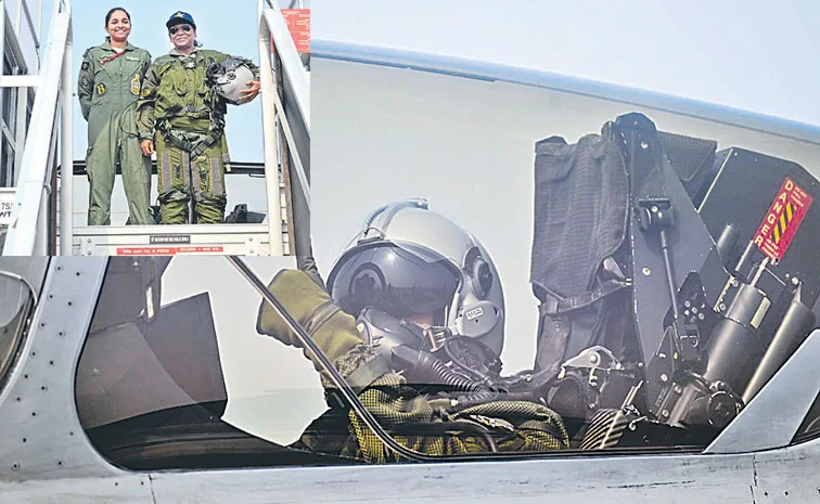 యుద్ధ విమానంలో రాష్ట్రపతి