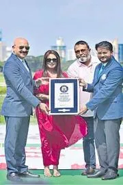 SBI Life's Thanks A Dot Initiative Sets Guinness World Record9