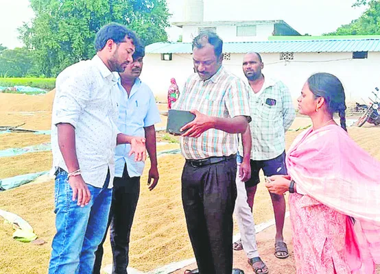 మొలకెత్తిన ధాన్యం ఆరబెట్టాలి