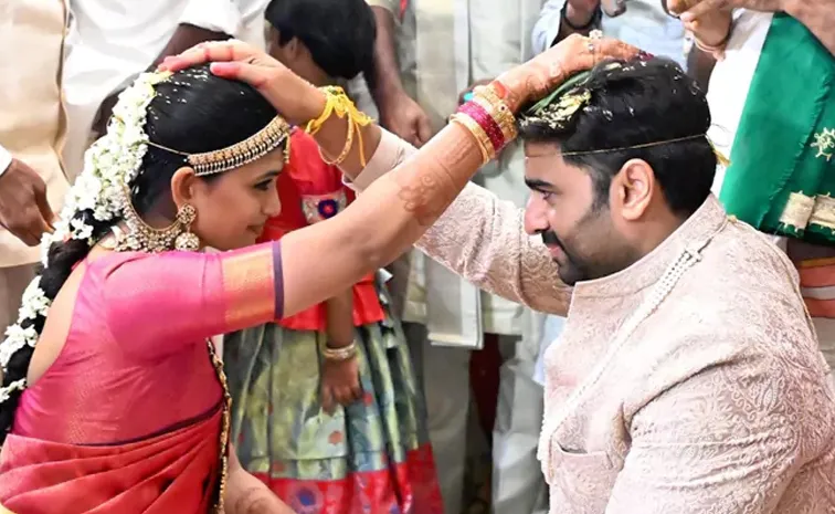 Nara Rohit and Sireesha wedding