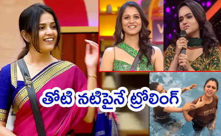 yashmi Gowda And Sri satya trolls On Bigg boss 9 telugu contestant Tanuja