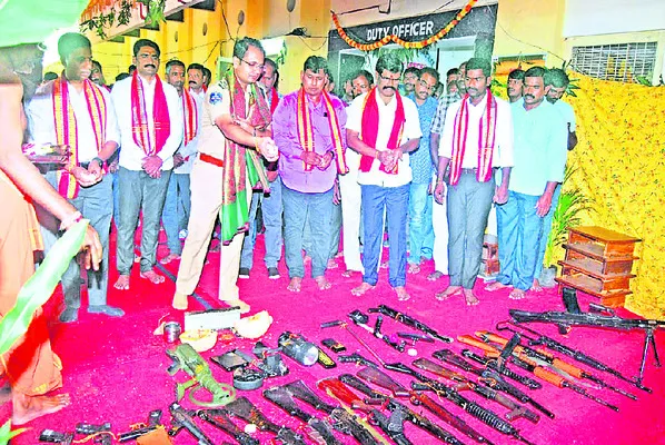 కమిషనరేట్‌లో ఆయుధ పూజ