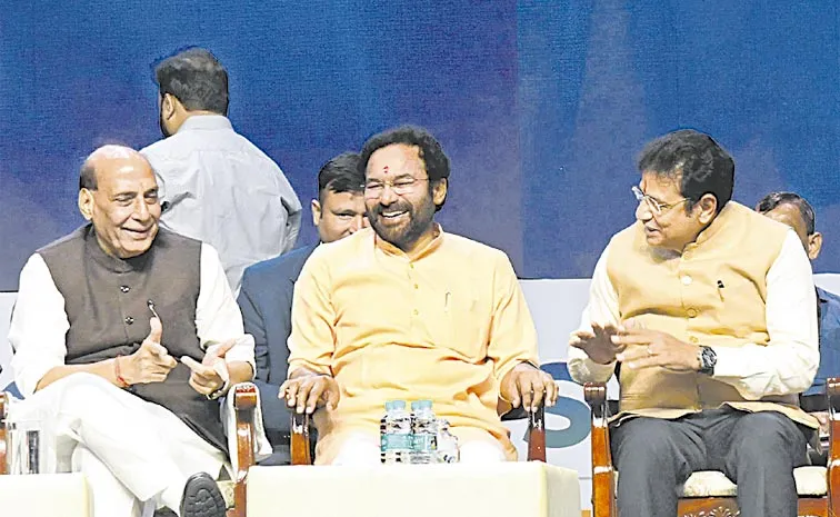 Union Defence Minister Rajnath Singh participate in JITO Connect 2025 in Hyderabad