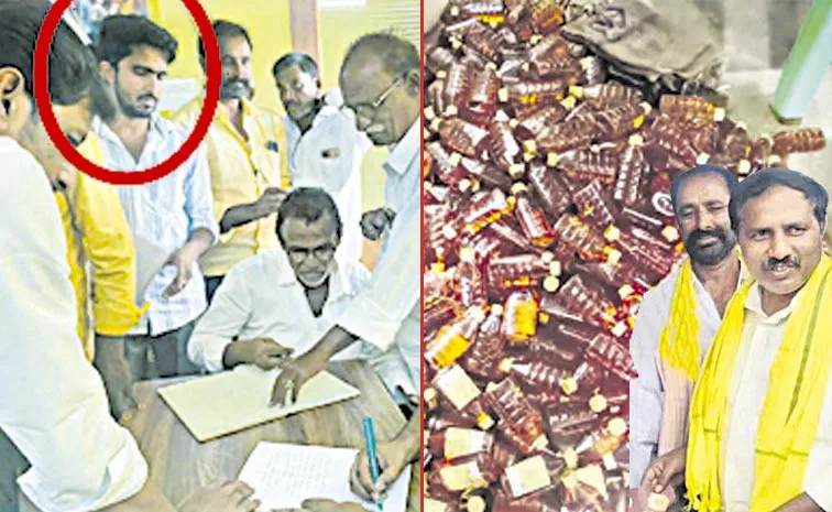TDP Leaders Fake Liquor Manufacturing in AP