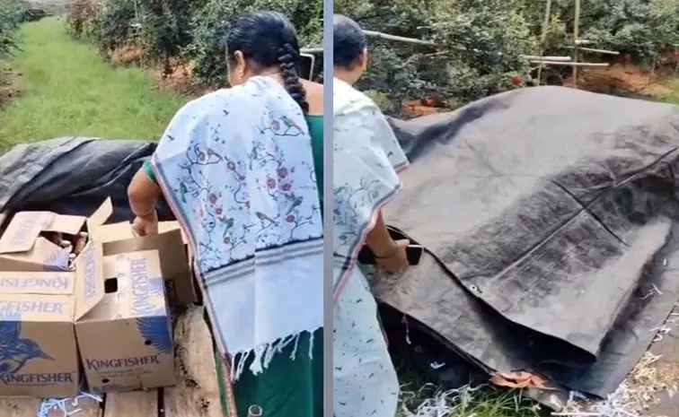 Fake Liquor Dumps Seized In Annamayya District