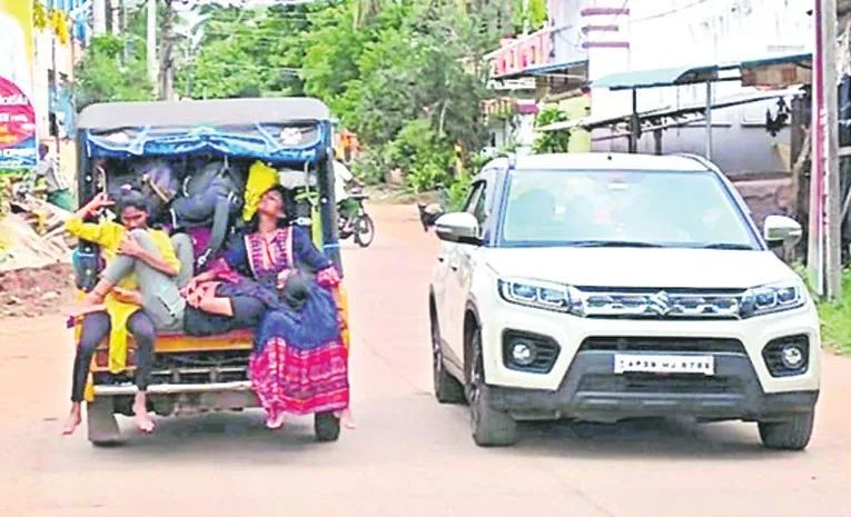 Careless journeys In Konaseema District