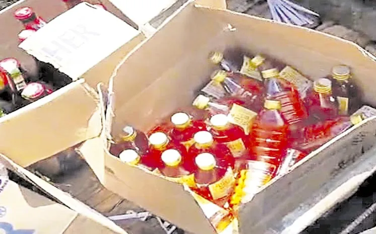 Diary with Details of Belt Shops Found: Andhra Pradesh
