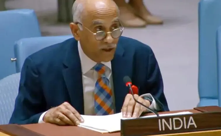 Indian UN Parvathaneni Harish Counter To Pakistan
