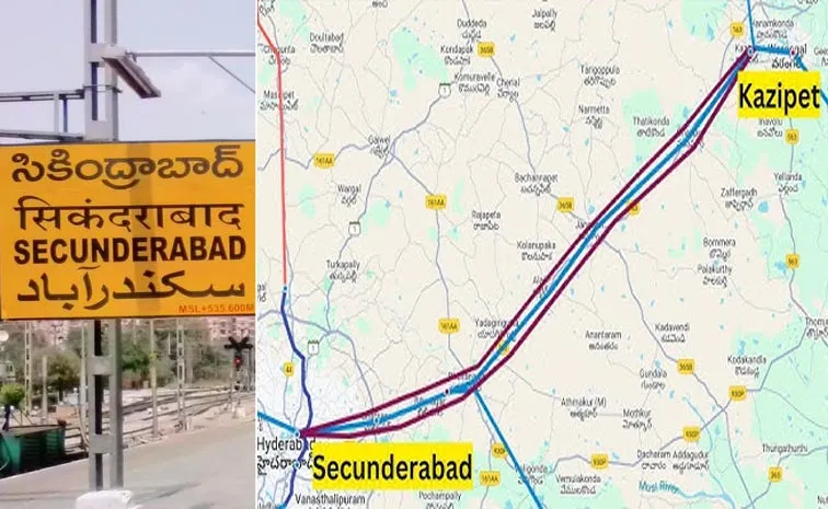 Central Green Signal To Secunderabad-Kazipet Four Line Railway Corridor