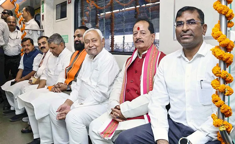 Nitish Kumar Launches Patna Metro Hours Before Election