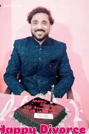 Man wedding style celebration for his divorce