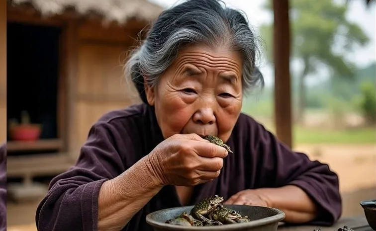 woman swallows 8 live frogs to ease back pain hospitalised with infection