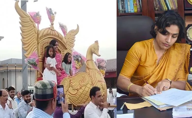IAS officer Sanskriti Jain gets royal farewell in Madhya Pradesh Goes Viral