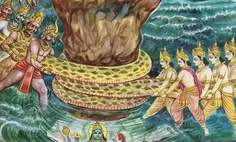 How the garalam came out in ksheera sagara mathanam