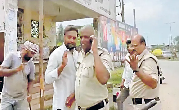 Chandrababu coalition govt over action with police on YS Jagan Tour