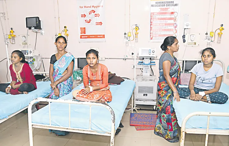 Manyam district is reeling under the effects of fever and jaundice
