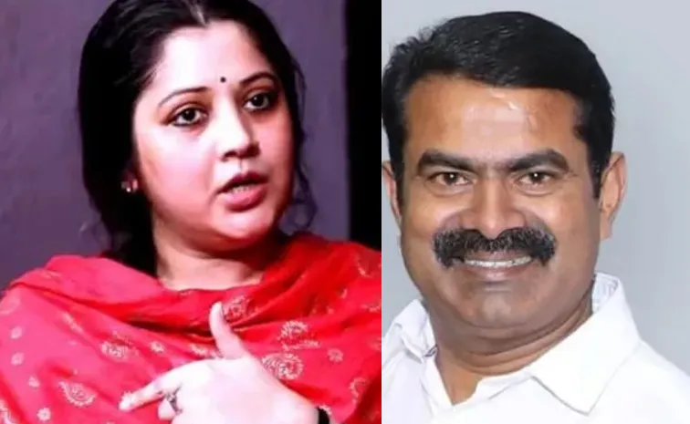 Seeman Apologizes Actress Vijayalakshmi
