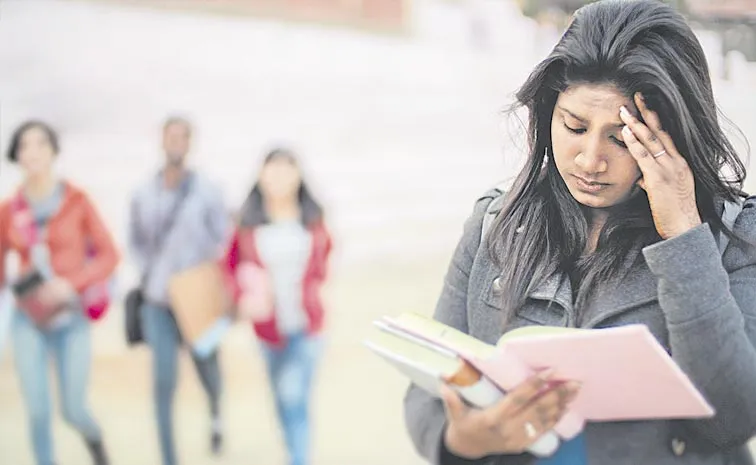 intermediate students facing stress: Telangana