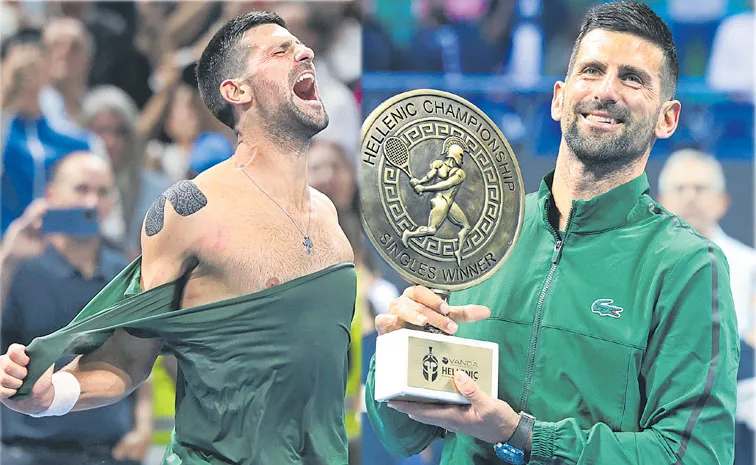 Novak Djokovic wins 101st career singles title