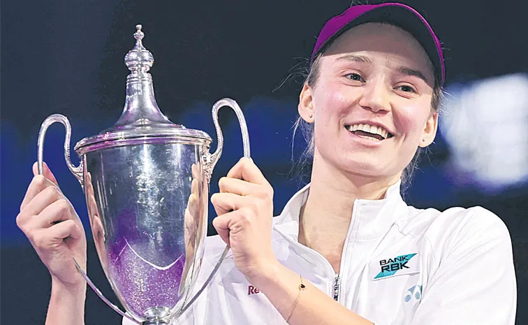 Elena Rybakina wins WTA Finals title