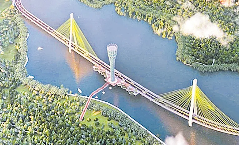 Telangana Government  has approved the construction of an iconic bridge