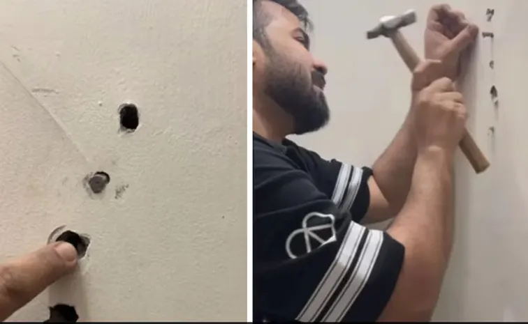 A Hole In Rs 1.5 Crore Flat Wall With A Pencil, Noida Man Video Sparks Debate