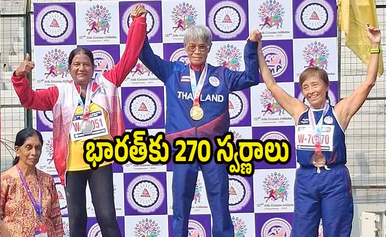 Asia Masters Athletics Championships Deborah Raymond Won Medals IND Tally