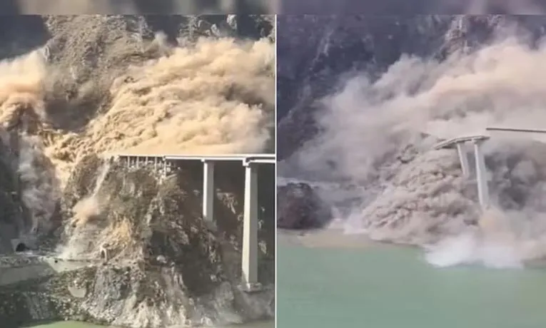 Hongqi Bridge Collapse In Chaina 