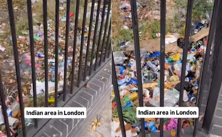 Londons little India video shows streets filled with trash Goes Viral