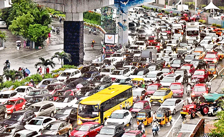 People spend 85 Hours in Hyderabad traffic in A Year