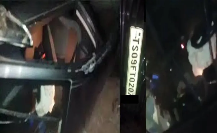 Drunk Lady Car Driving And Accident At Jubilee Hills